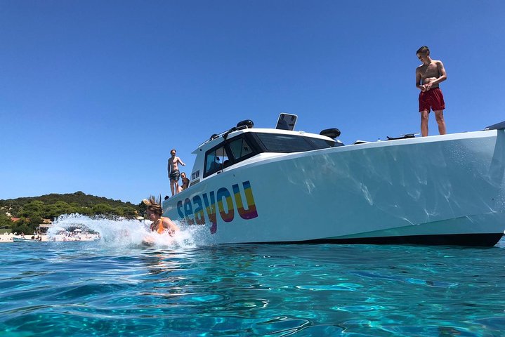 Private Luxury Boat tour for 12 from Split, Brac, Trogir, Hvar