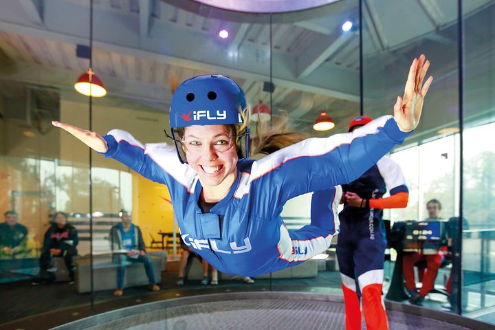 Milton Keynes iFLY Indoor Skydiving Experience - 2 Flights & Certificate