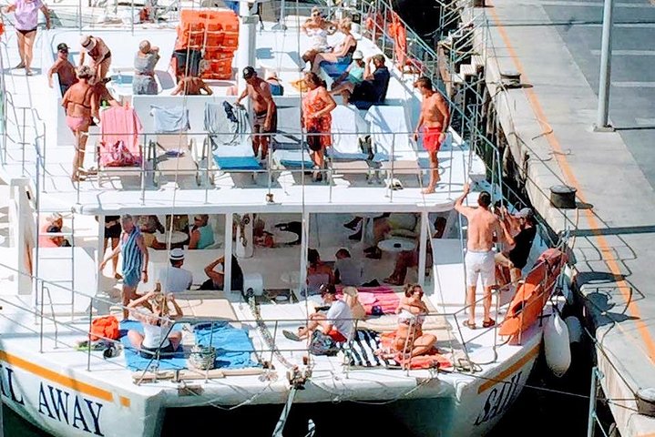 Full-Day Family Catamaran Cruise from Limassol with Lunch