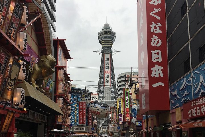 Kansai (KIX) Layover tour Sightseeing & tasting in Osaka by train