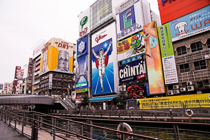 Kansai (KIX) Layover tour Sightseeing & tasting in Osaka by train