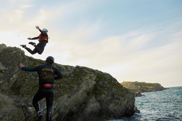 Cornish Classic Coasteer – Cliff Jumps, Sea Caves & Wild Swimming