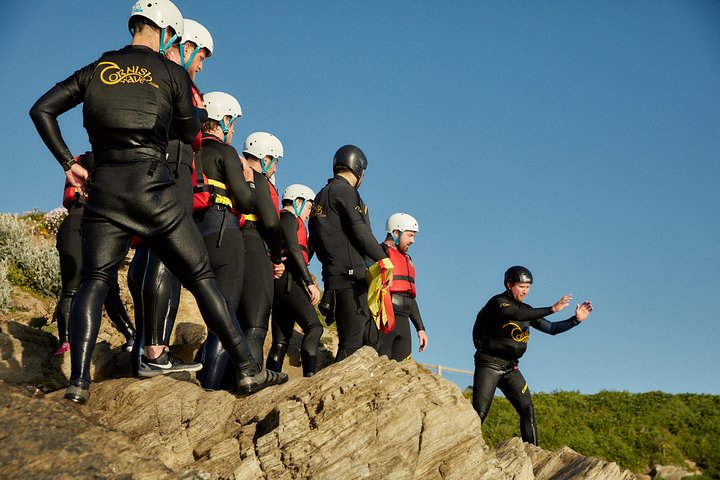 Cornish Classic Coasteer – Cliff Jumps, Sea Caves & Wild Swimming