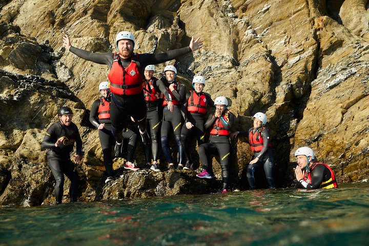Cornish Classic Coasteer – Cliff Jumps, Sea Caves & Wild Swimming