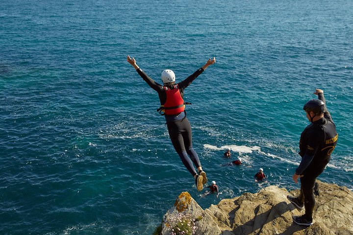 Cornish Classic Coasteer – Cliff Jumps, Sea Caves & Wild Swimming