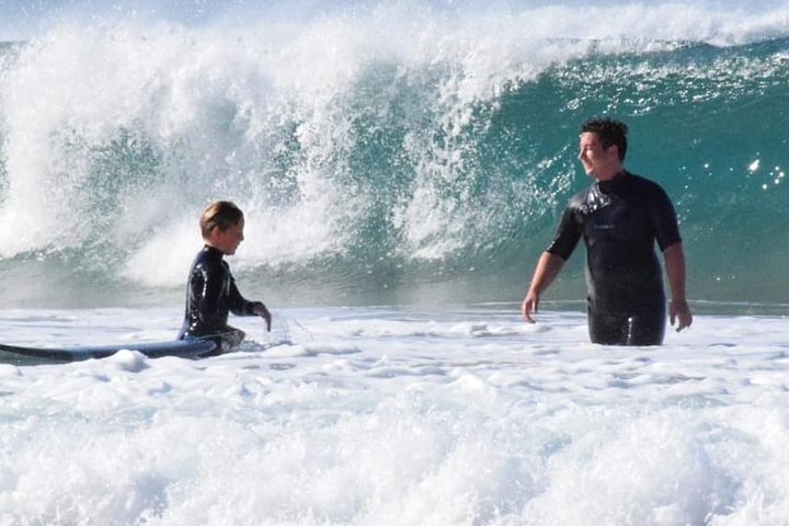 Surfing lessons