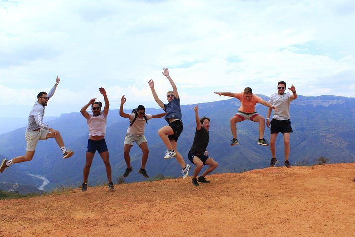 Paragliding in the grand canyon of chicamocha