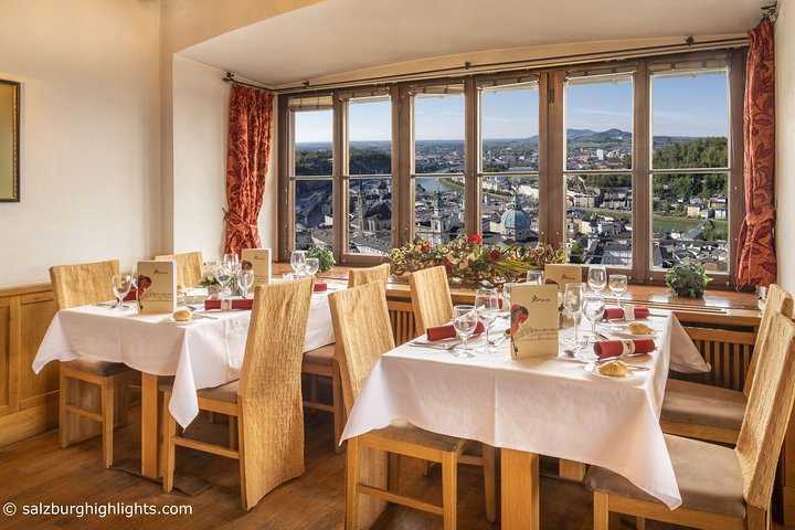 Mozart Concert and Dinner or VIP Dinner at Fortress Salzburg with River Cruise