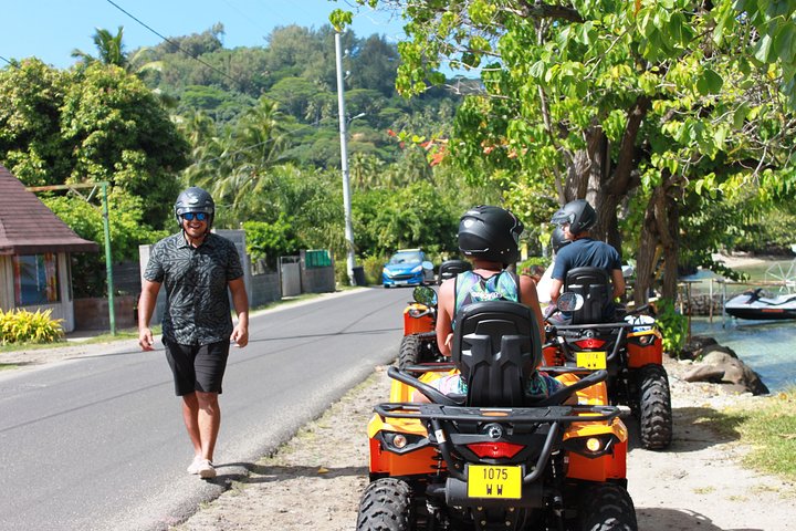 Full Day ATV Vanilla and Jet Ski Adventure with Polynesian BBQ
