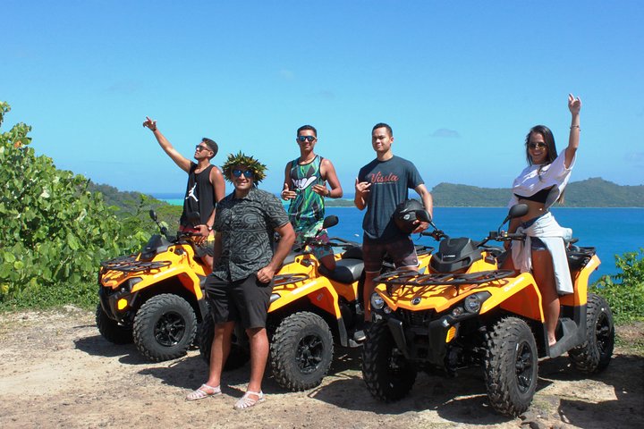 Full Day ATV Vanilla and Jet Ski Adventure with Polynesian BBQ