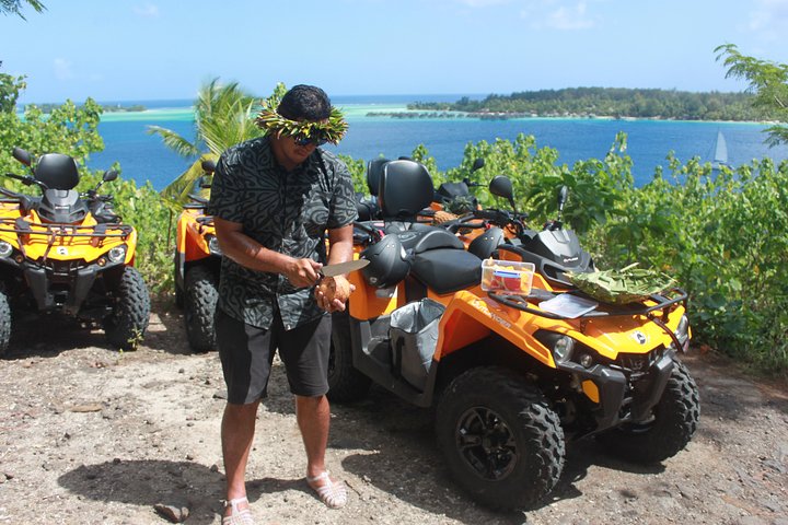 Full Day ATV Vanilla and Jet Ski Adventure with Polynesian BBQ