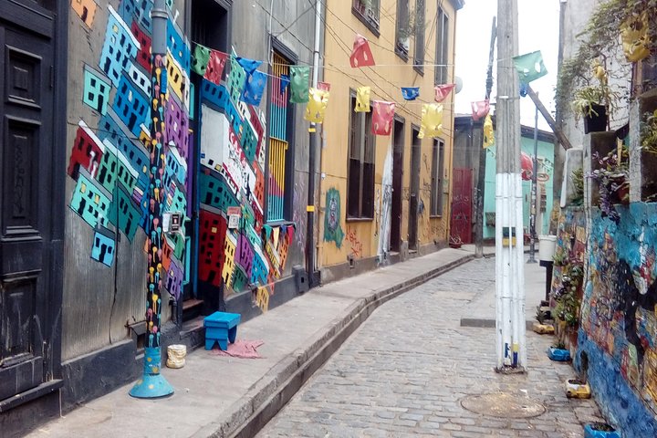 Tour in Valparaiso: Street Art, funiculars and port