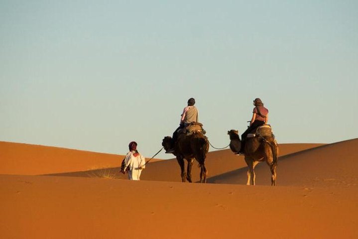 Luxury Camp in Merzouga Desert with Camel Trekking, Vehicule 4WD