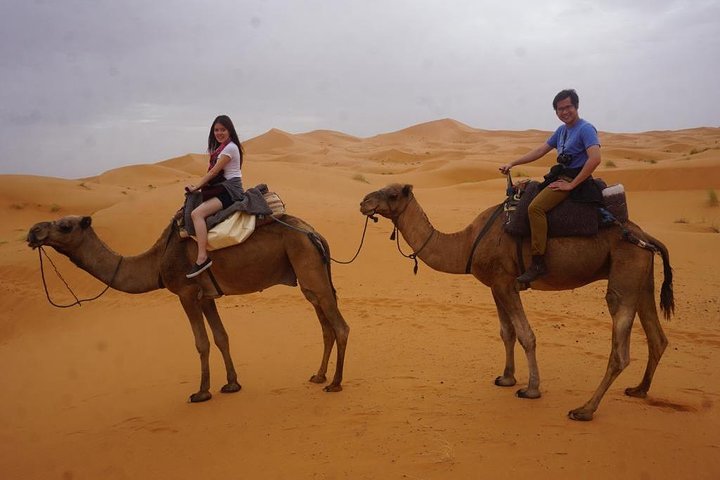 Luxury Camp in Merzouga Desert with Camel Trekking, Vehicule 4WD