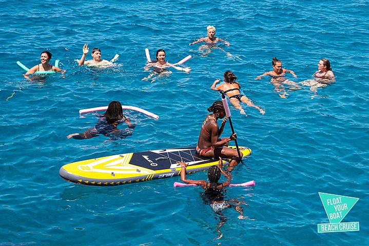 Ibiza Beach Hopping Cruise with Paddleboards, Drinks and Food 6h