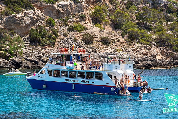 Ibiza Beach Hopping Cruise with Paddleboards, Drinks and Food 6h