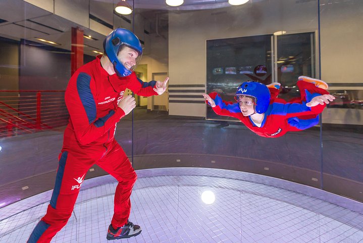 Milton Keynes iFLY Indoor Skydiving Experience - 2 Flights & Certificate