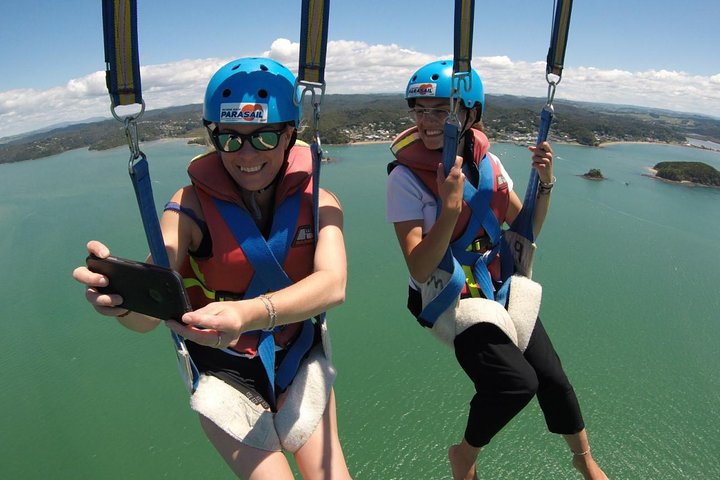 Parasailing Adventure Over the Bay of Islands