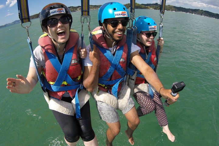 Parasailing Adventure Over the Bay of Islands