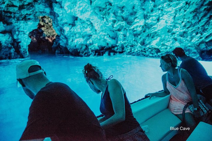 Blue Cave, Mamma Mia and Hvar, 5 Islands Speed boat Small group