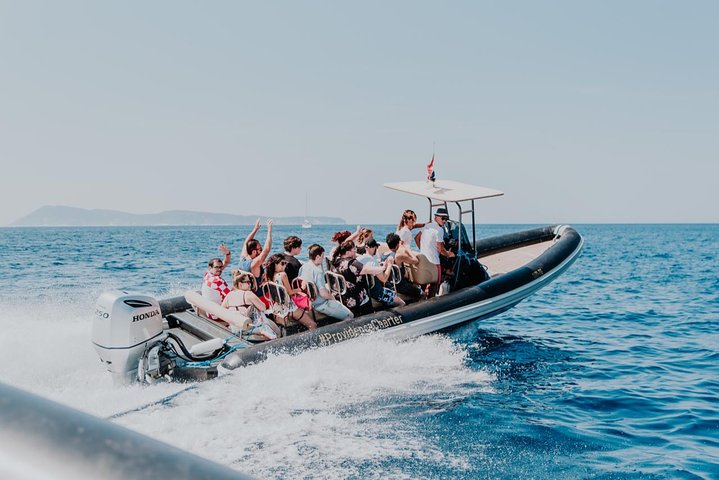 Blue Cave, Mamma Mia and Hvar, 5 Islands Speed boat Small group