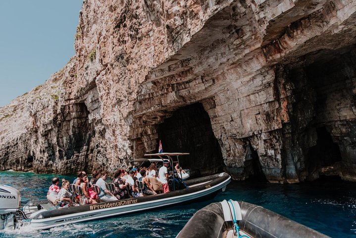 Blue Cave, Mamma Mia and Hvar, 5 Islands Speed boat Small group