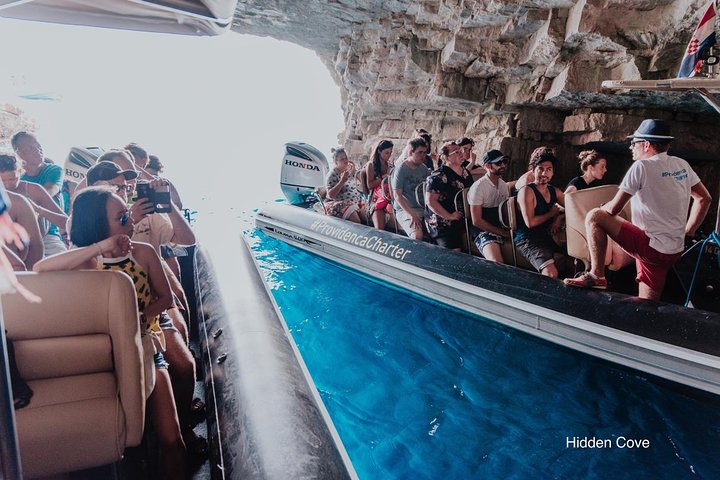 Blue Cave, Mamma Mia and Hvar, 5 Islands Speed boat Small group
