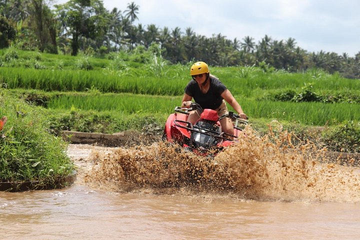 Ubud ATV Ride Through Elephant Cave, Monkey Forest, Waterfall