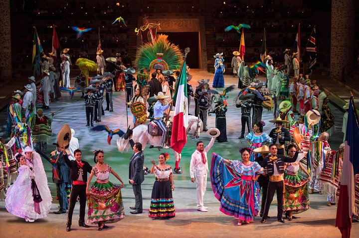 Xcaret Park Day Trip, transportation and Cultural Night Show