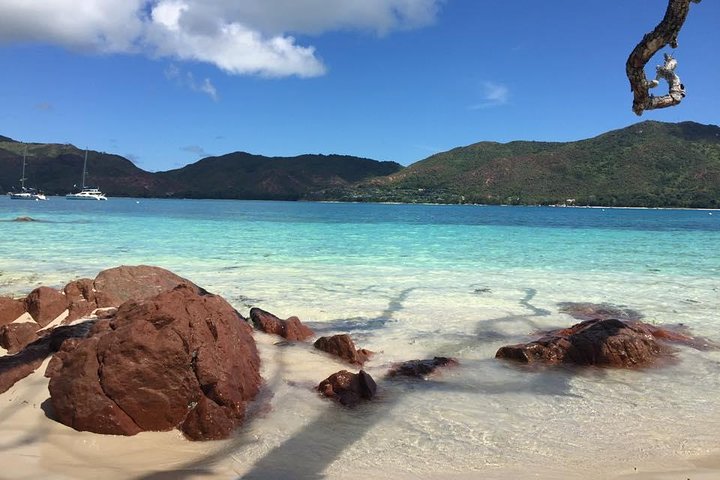 La Digue, Curiuese, St. Pierre, Anse Lazio by boat from Mahe (Private Boat)