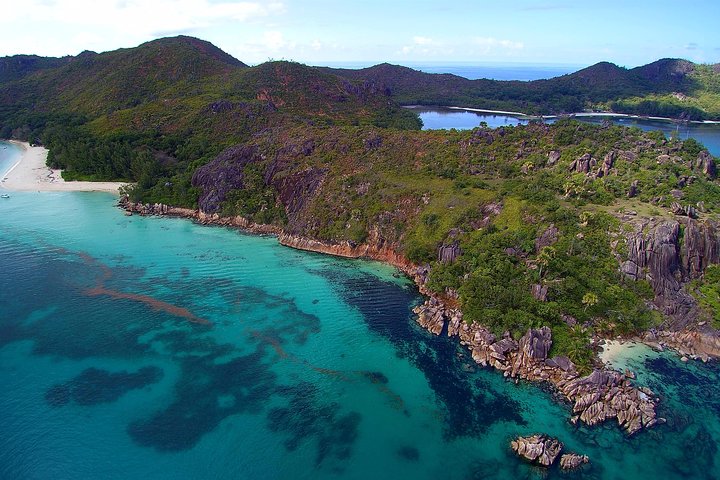 La Digue, Curiuese, St. Pierre, Anse Lazio by boat from Mahe (Private Boat)