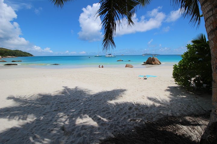 La Digue, Curiuese, St. Pierre, Anse Lazio by boat from Mahe (Private Boat)