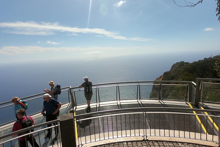 Porto Moniz, Seixal, Fanal Forest, Cliff Skywalk in Open Roof 4X4