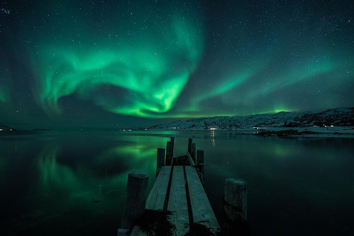 Tromso Aurora Hunt with Bonfire, Meal, Winter Suit & Photos