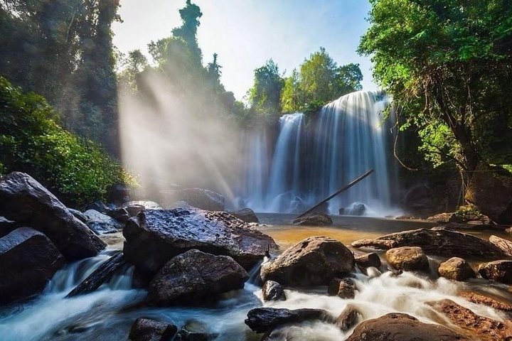 Phnom Kulen Waterfall 1000 Linga National Park Tour