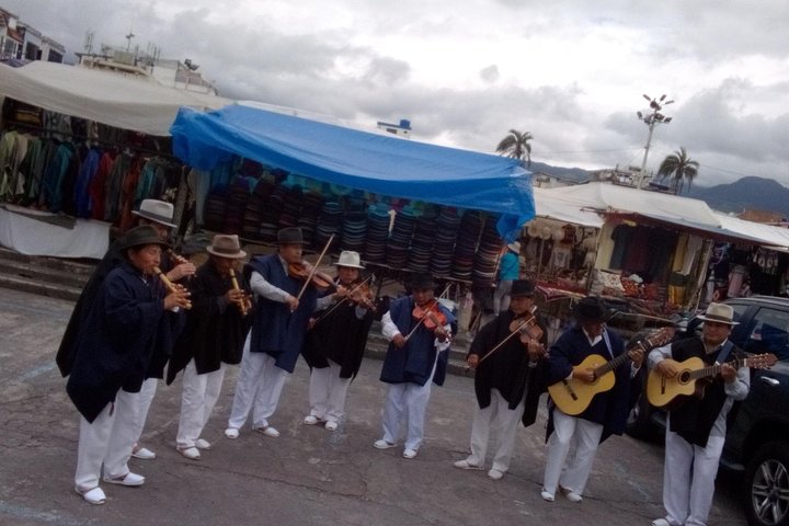 Otavalo Market, Art and Music with Middle of the World (Sundial)