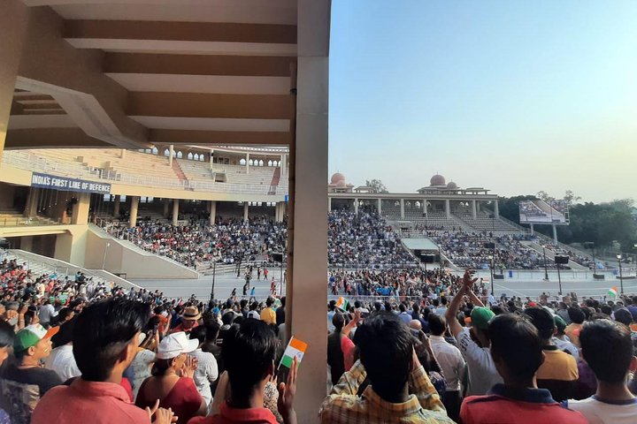 Amritsar Wagah Border Flag Ceremony.