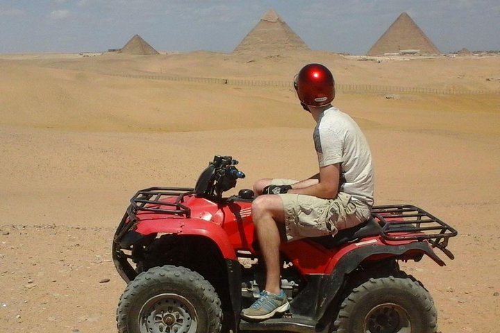 Sightseeing Private Tour to Giza Pyramids Sphinx & 1 Hour ATV Quad Bike Ride