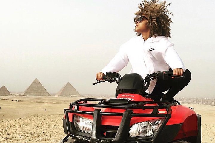Sightseeing Private Tour to Giza Pyramids Sphinx & 1 Hour ATV Quad Bike Ride