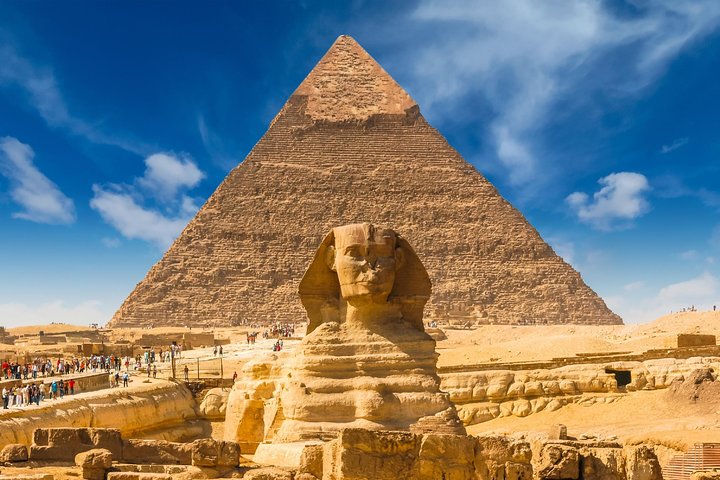 Giza Pyramids, Old Egyptian Museum & Old Market from Port Said