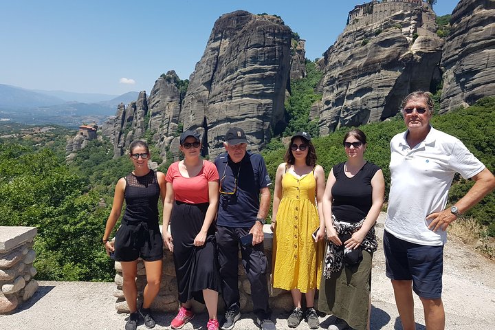 From Athens:Meteora Caves & Monasteries History Day Trip by Train