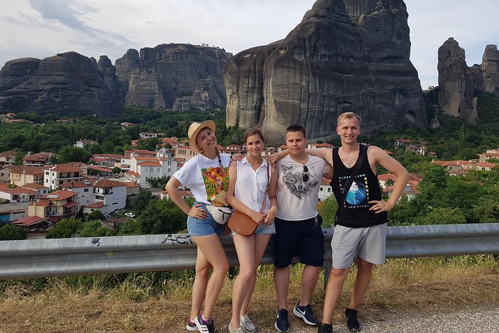 From Athens:Meteora Caves & Monasteries History Day Trip by Train
