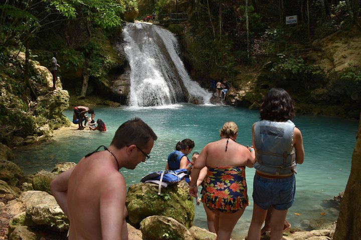 Blue Hole, Secret Falls, and Dunn's River Falls Combo Day-Trip