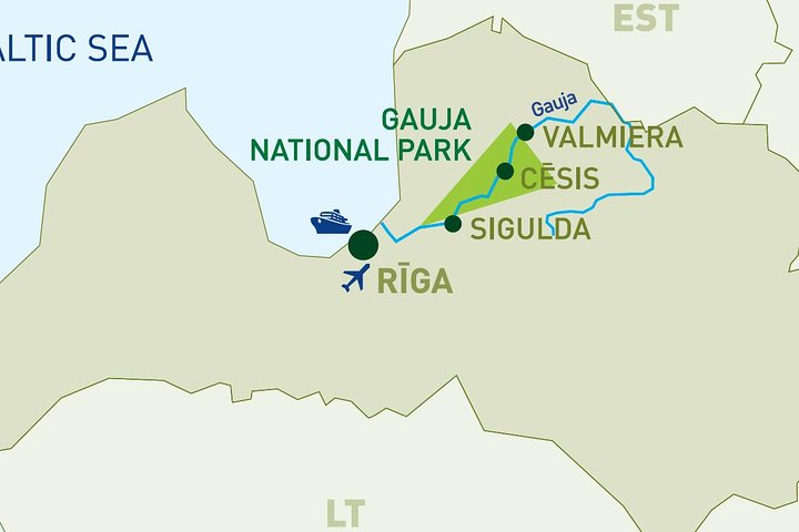 Gauja National Park guided tour