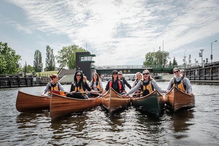 Cedar canoe tour in Klaipeda - ideal for Cruise Ship travelers.