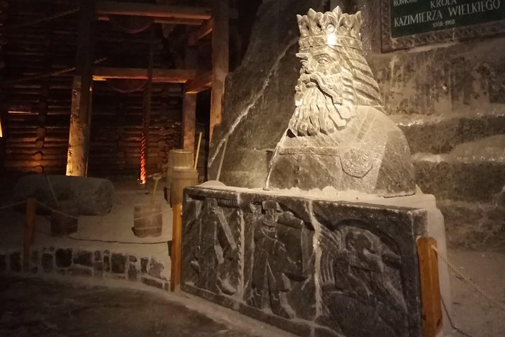 Salt Mine Guided Tour from Krakow (hotel pick up)