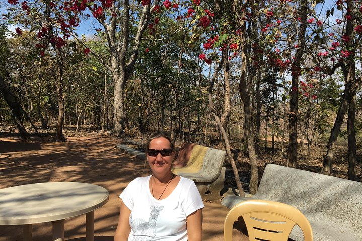 Raneh waterfall Khajuraho (motorcycle tour)