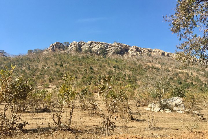 Raneh waterfall Khajuraho (motorcycle tour)