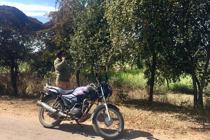 Raneh waterfall Khajuraho (motorcycle tour)