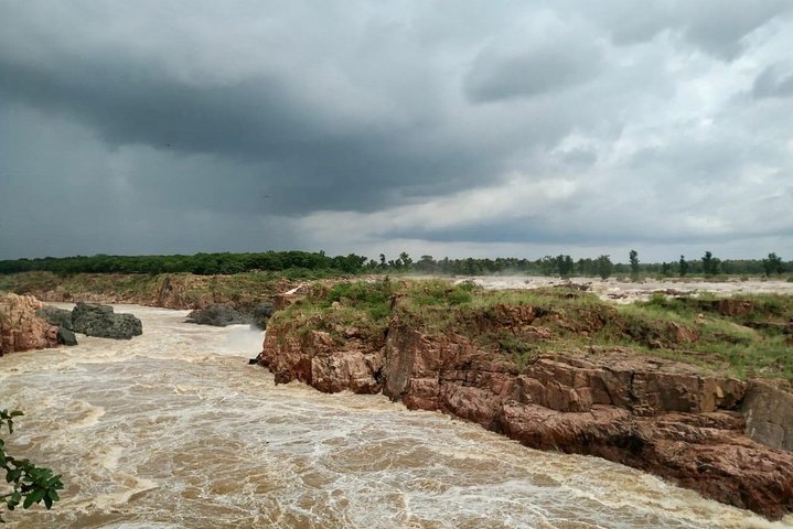 Raneh waterfall Khajuraho (motorcycle tour)